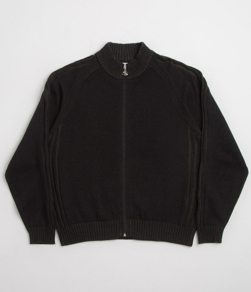 Yardsale Heathered Phantasy Full Zip Sweatshirt in Black