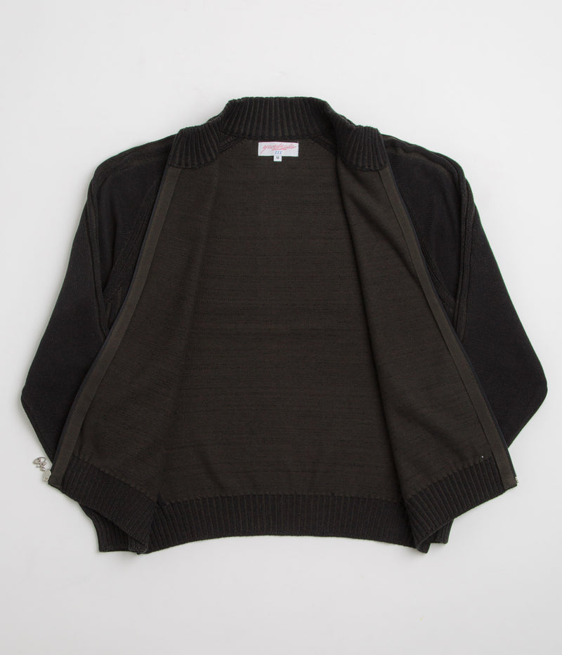 Yardsale Heathered Phantasy Full Zip Sweatshirt in Black
