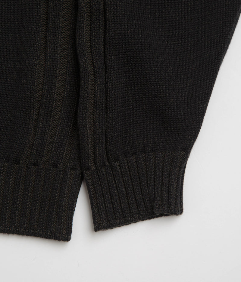 Yardsale Heathered Phantasy Full Zip Sweatshirt in Black