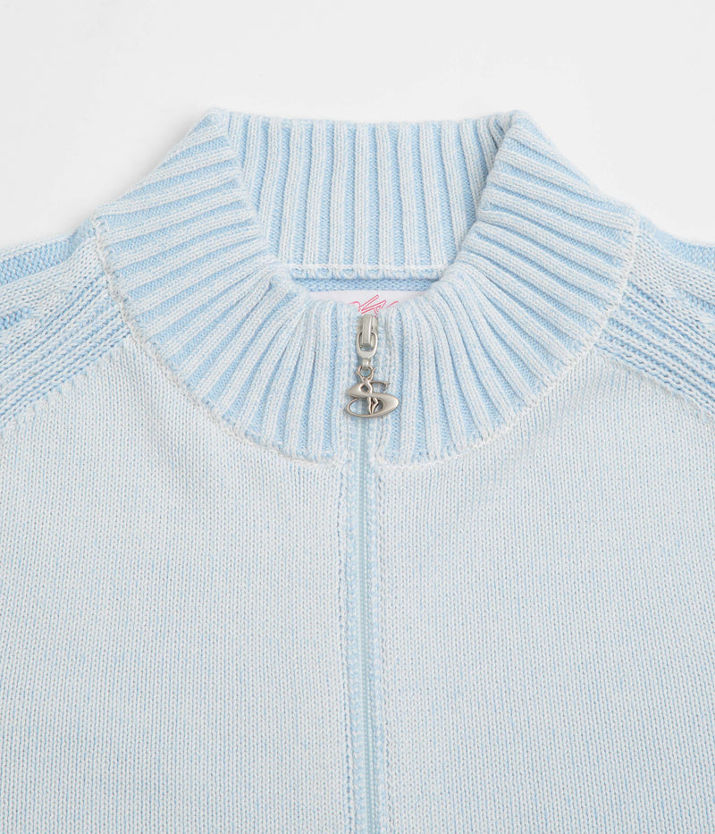 Yardsale Heathered Phantasy Full Zip Sweatshirt in Blue