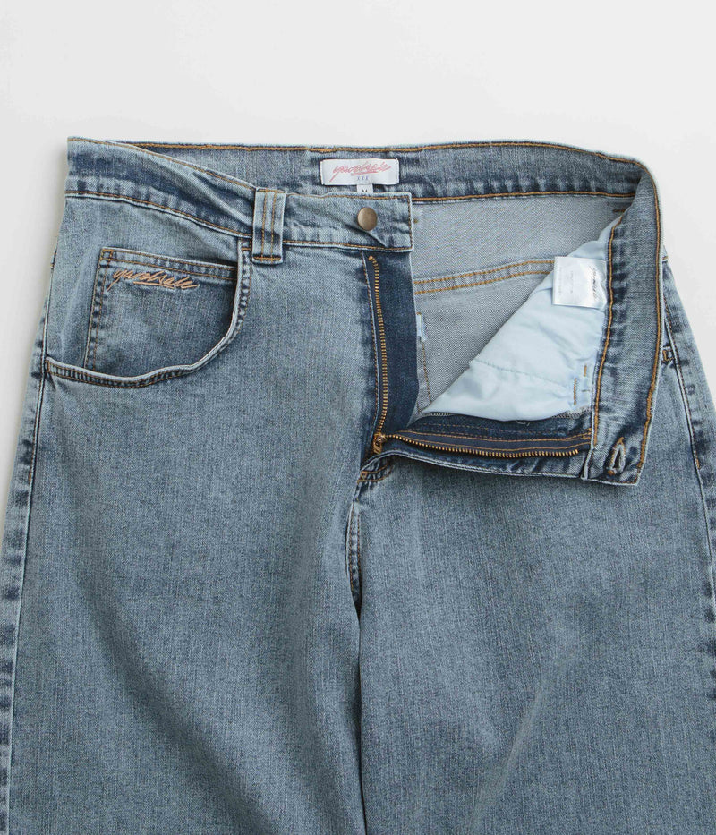 Yardsale Ivory Slub Jeans in Light Denim