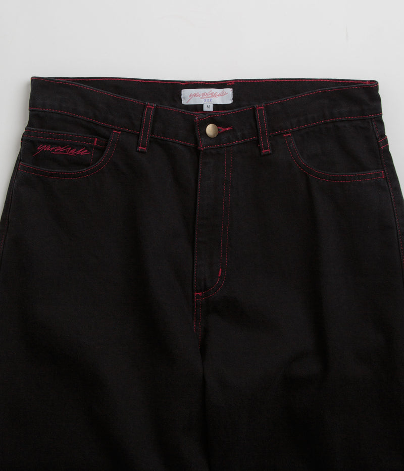 Yardsale Phantasy Jeans in Black and Red