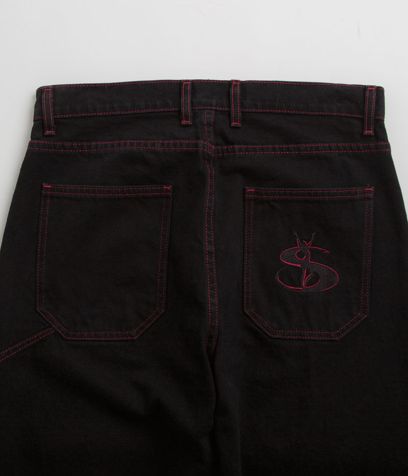 Yardsale Phantasy Jeans in Black and Red