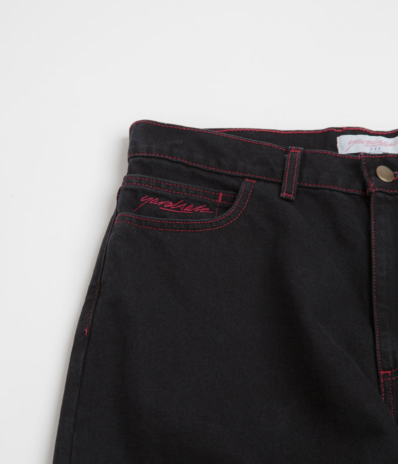 Yardsale Phantasy Jeans in Black and Red