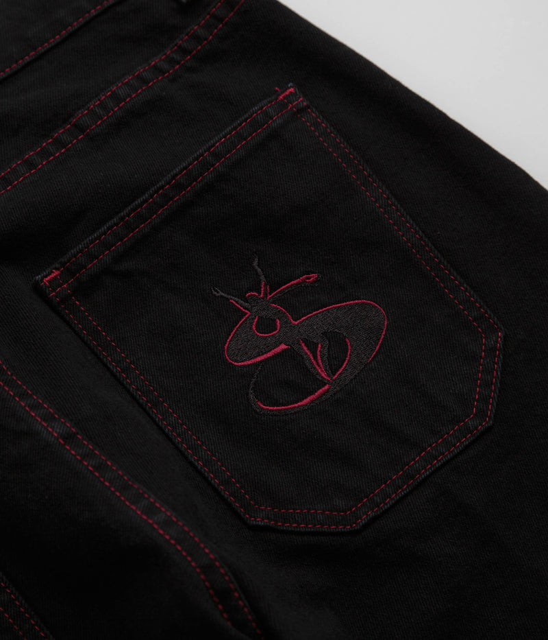 Yardsale Phantasy Jeans in Black and Red