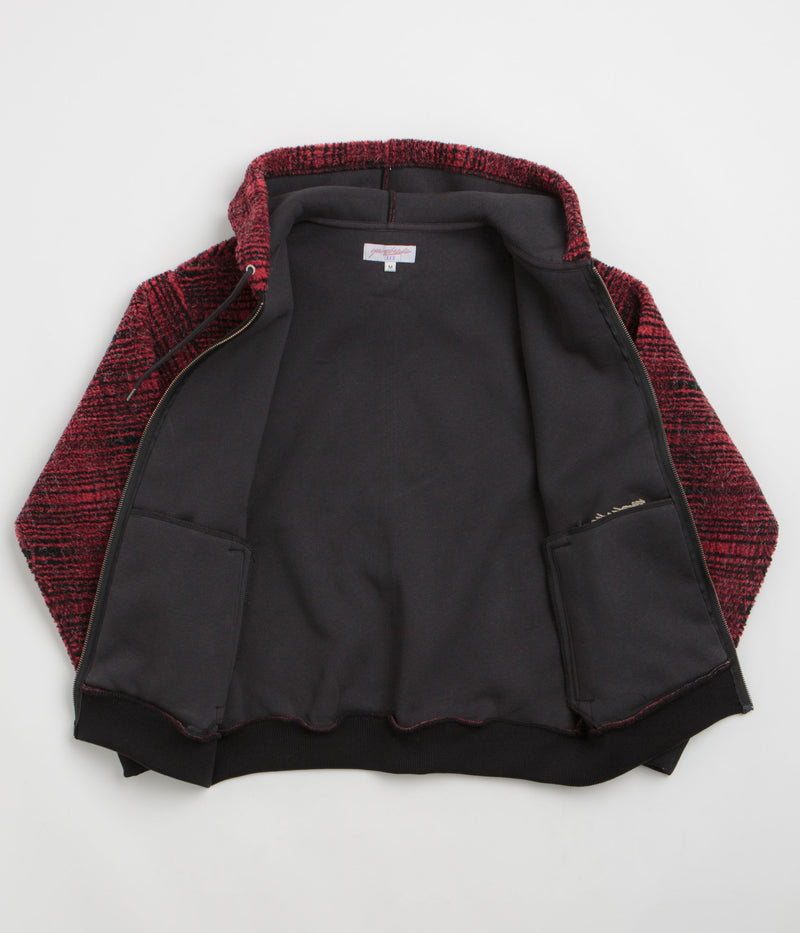 Yardsale Sherpa Fleece Hoodie in Red