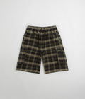 Yardsale Shoreline Plaid Shorts in Black and Grey