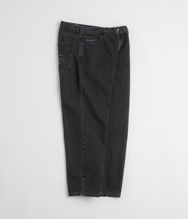 Yardsale Slub Stain Phantasy Jeans in Black