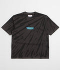 Yardsale Tie Dye Cool Waters T-Shirt in Black