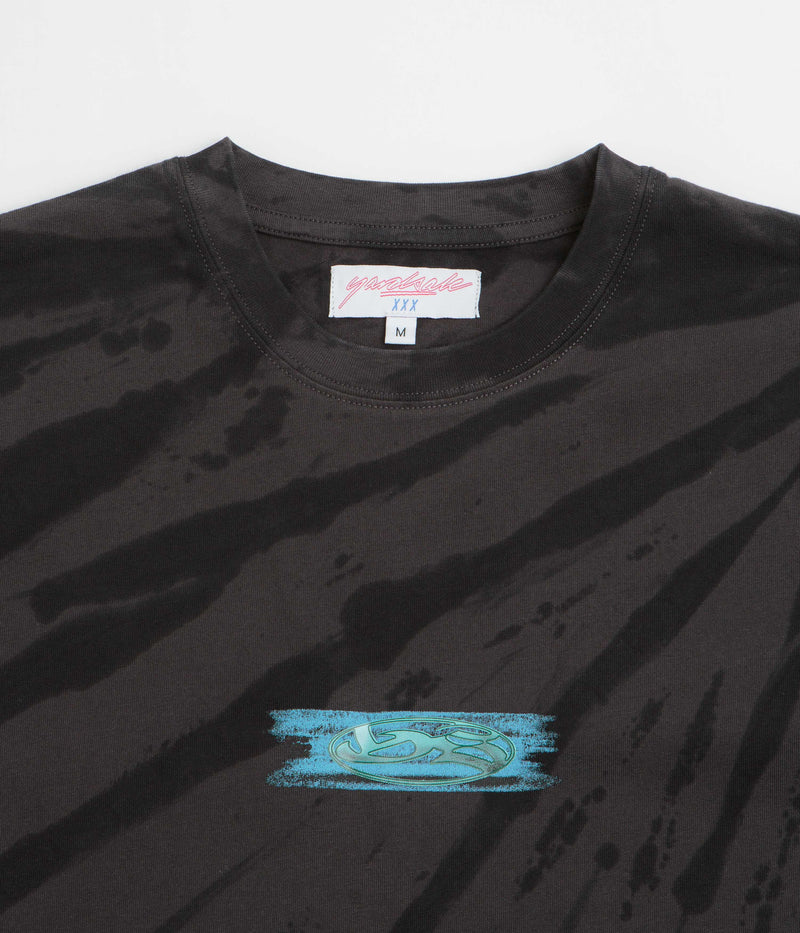 Yardsale Tie Dye Cool Waters T-Shirt in Black