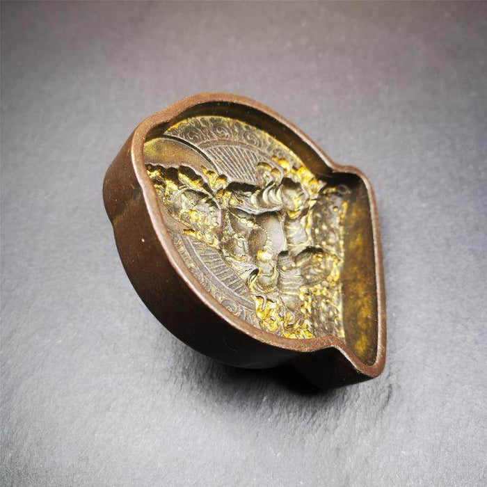 Yelllow Jambhala Tsa Tsa Mold - Tibetan tsa tsa mold, view 4