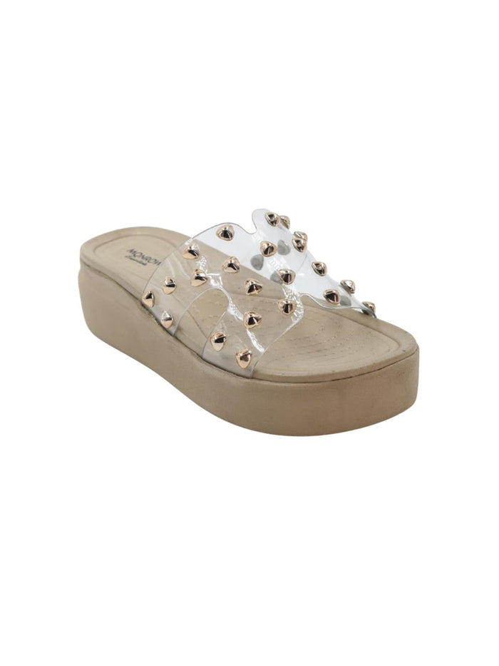 Zaya Gold Wedge Heels