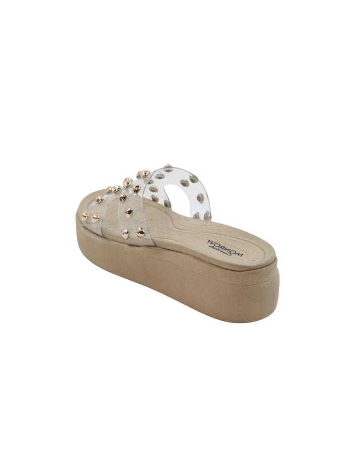 Zaya Gold Wedge Heels