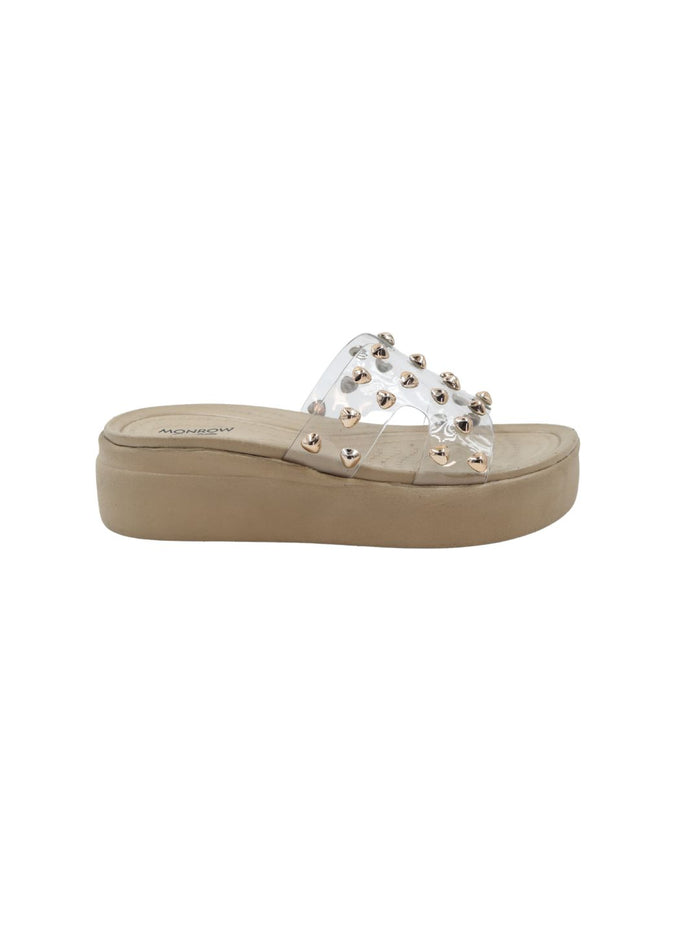 Zaya Gold Wedge Heels