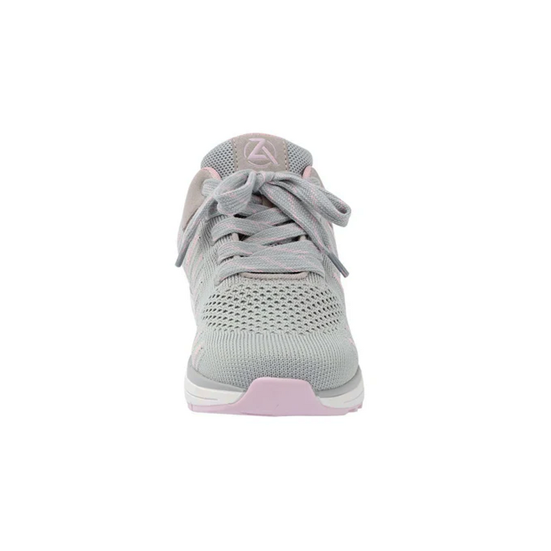Zeba Hands Free Sneaker (Women) - Rose Gray Athletic - Casual - Lace Up - The Heel Shoe Fitters