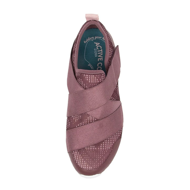 Ziera Farrell XF Sneaker (Women) - Wine Neoprene Athletic - Athleisure - The Heel Shoe Fitters